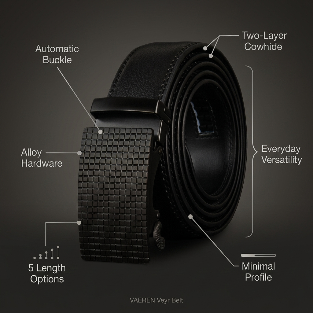 VAEREN Veyr™ Automatic Leather Belt