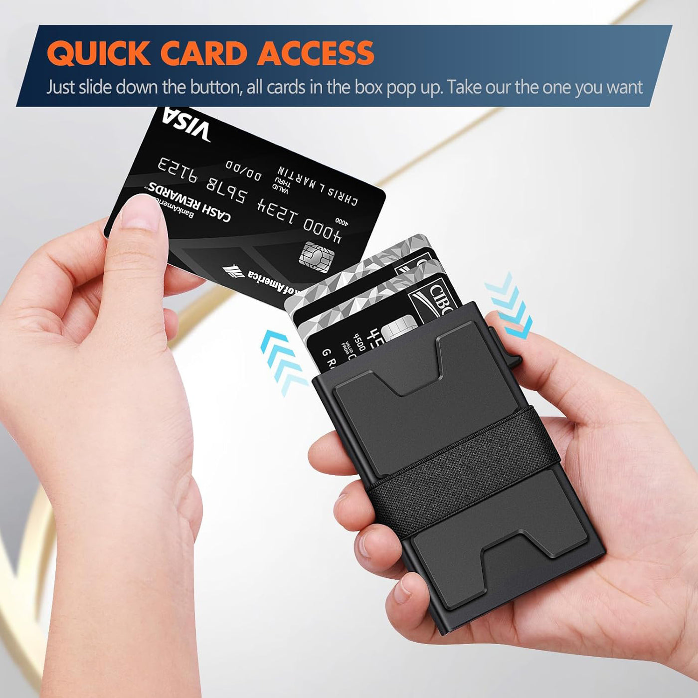 VAEREN Frame Metal Wallet