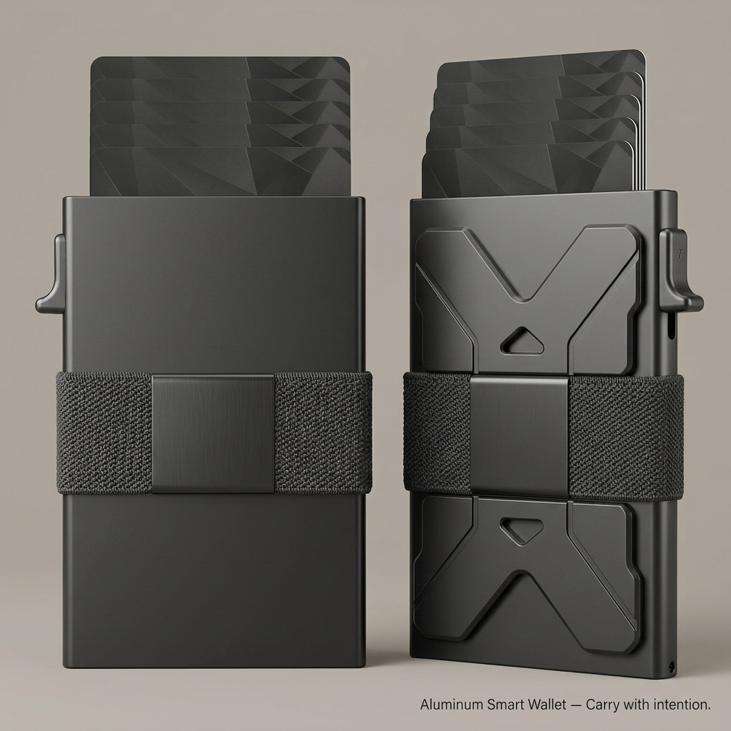 VAEREN Aluminium Smart Wallet