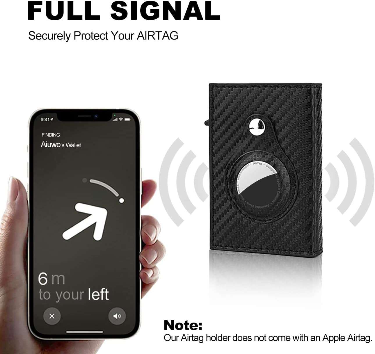 VAEREN Rfid Trace AirTag Wallet