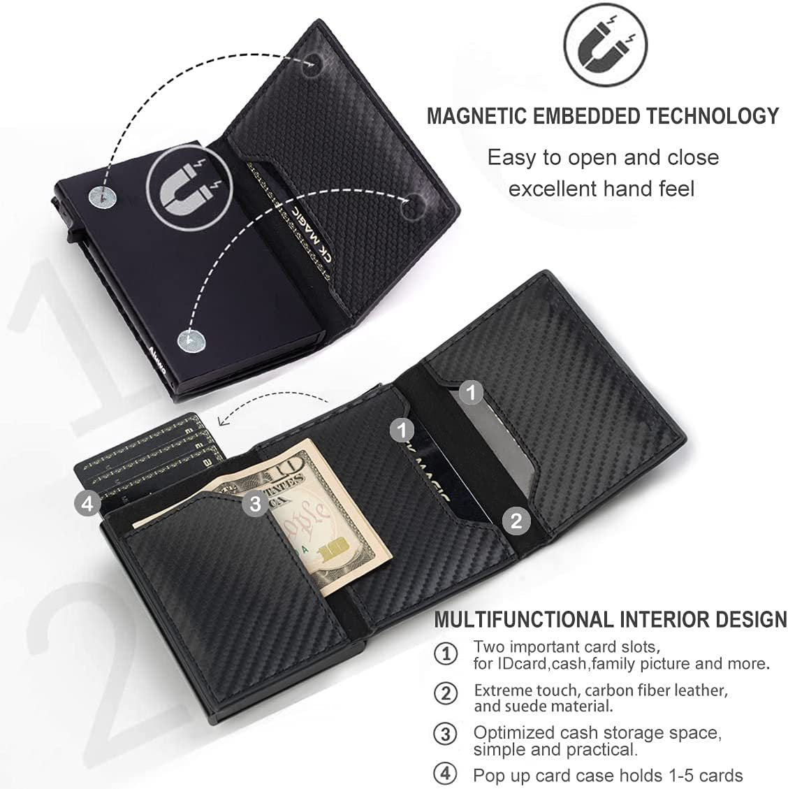 VAEREN Rfid Trace AirTag Wallet